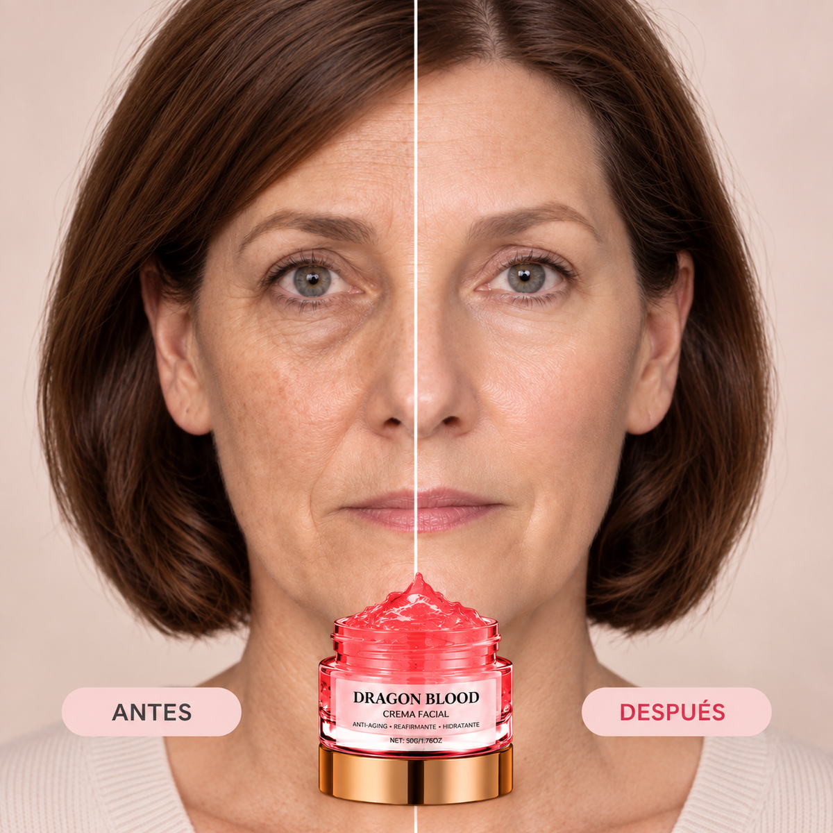 Dragon Blood Face Cream — Recupera tu Glow Natural, Sin Filtros ni Cirugía