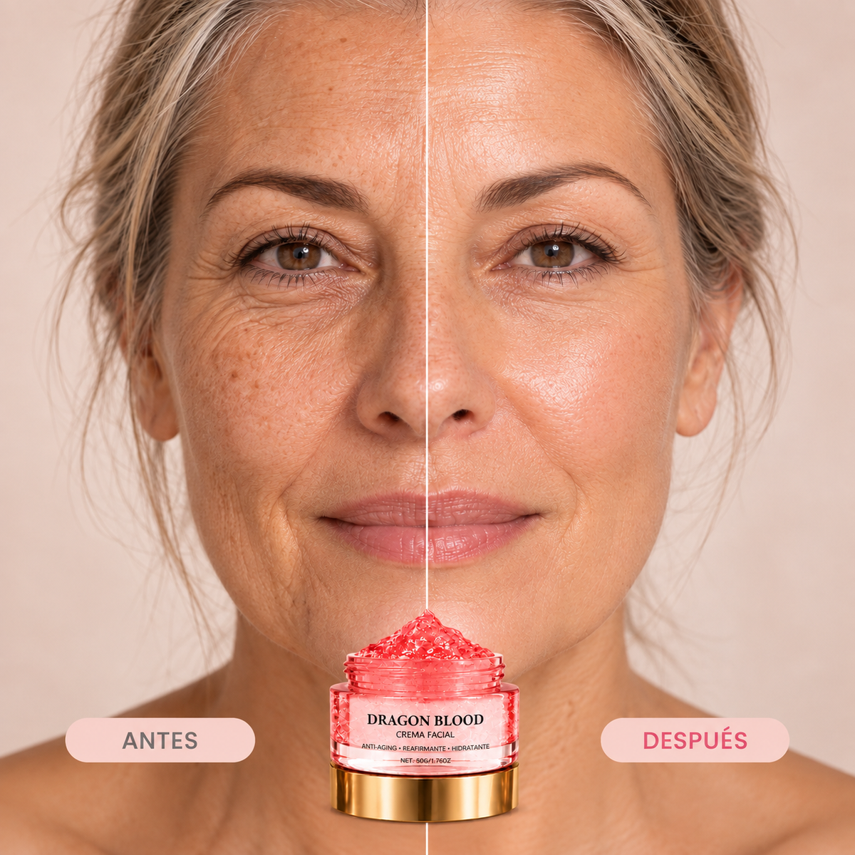 Dragon Blood Face Cream — Recupera tu Glow Natural, Sin Filtros ni Cirugía