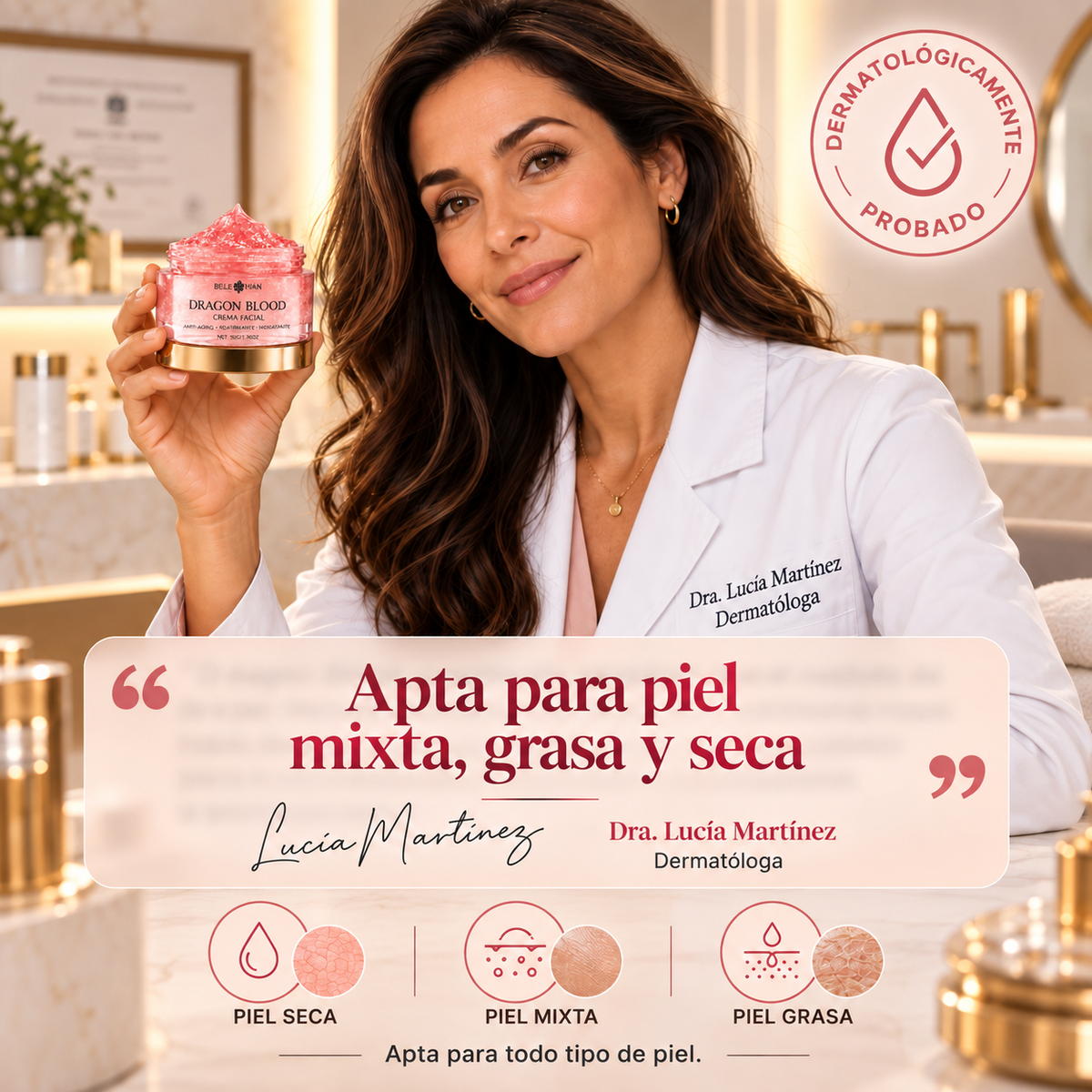 Dragon Blood Face Cream — Recupera tu Glow Natural, Sin Filtros ni Cirugía