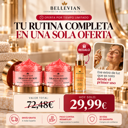 Dragon Blood Face Cream — Recupera tu Glow Natural, Sin Filtros ni Cirugía