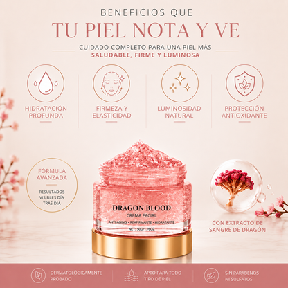 Dragon Blood Face Cream | Reafirma, Hidrata y Revitaliza | Bellevian